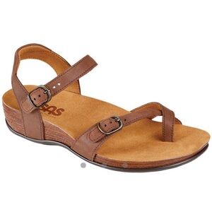 SAS Pampa Chocolate Leather Sandals